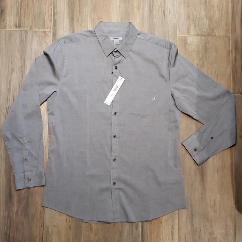 DKNY Button Up Shirt Long Sleeve